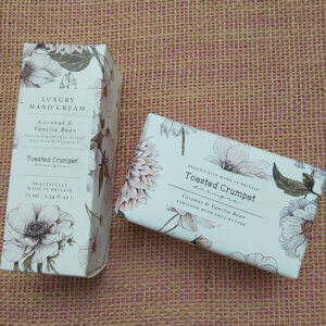 toasted crumpet hand cream and soap