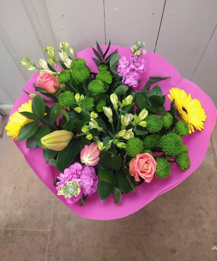 florist choice hand tied